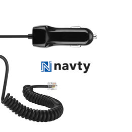 Câble NAVTY RJ11+USB spiralé 1,5m détecteur de radar